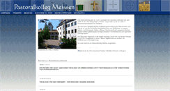 Desktop Screenshot of pastoralkolleg-meissen.de