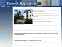 Tablet Screenshot of pastoralkolleg-meissen.de